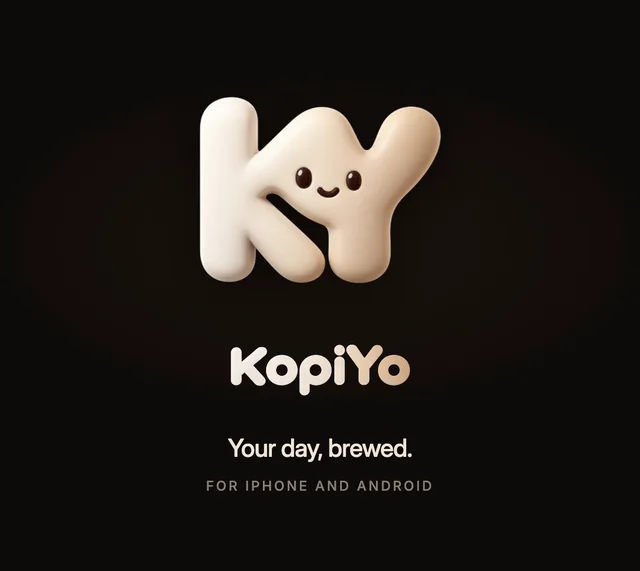KopiYo logo: your day, brewed